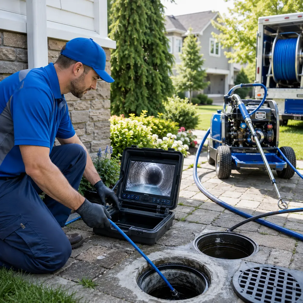 Outdoor drain cleaning professionals serving Lebanon, IN